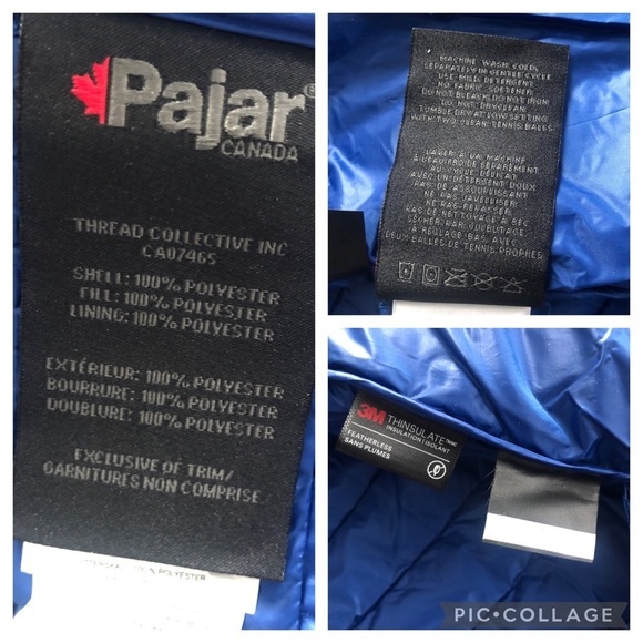 PAJAR Walcott Quilted Men's Jacket in Cobalt Blue - Picture 14 of 15